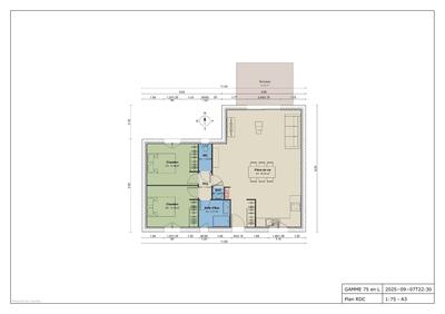 Maison - 85 m² - 4 pièces