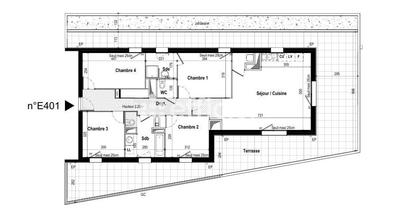 Appartement - 101 m² - 5 pièces