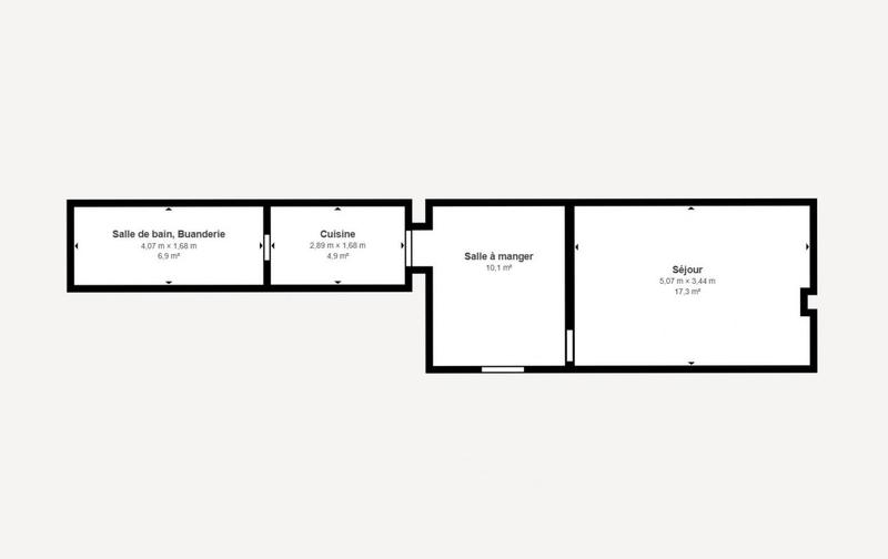 Appartement - 39 m² - 2 pièces