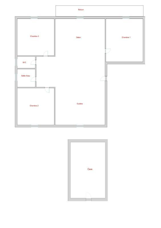 Appartement - 59 m² - 4 pièces