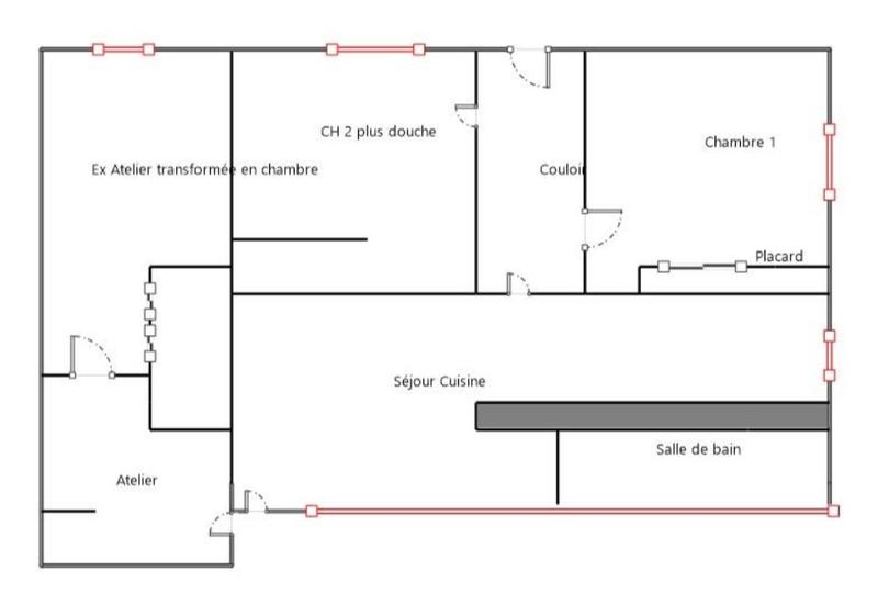 Maison - 90 m² - 4 pièces