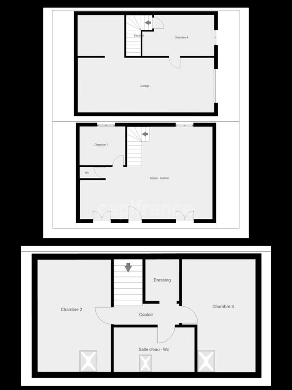 Maison - 93 m² - 5 pièces