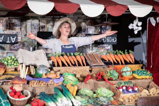 Jeune public - Andrée Kupp, dresseuse et montreuse de légumes