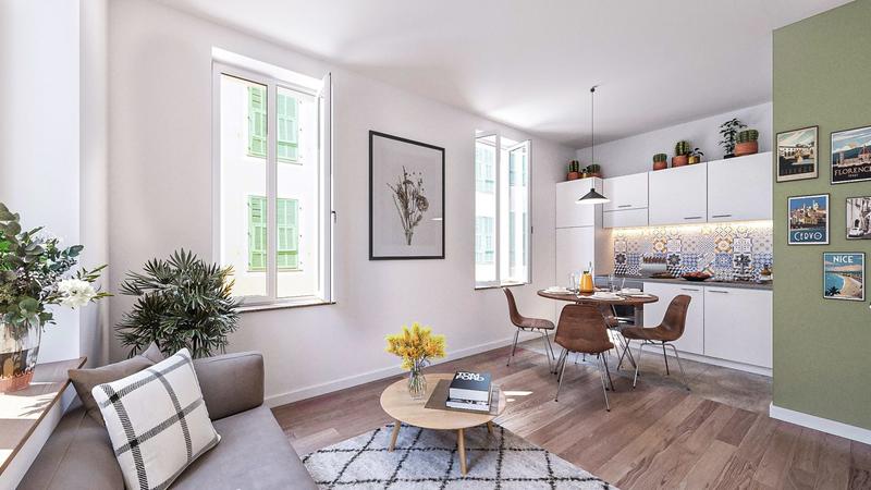 Appartement - 45 m² - 2 pièces