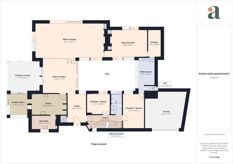 Maison ancienne - 276 m² - 7 pièces