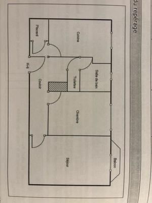 Appartement - 51 m² - 2 pièces