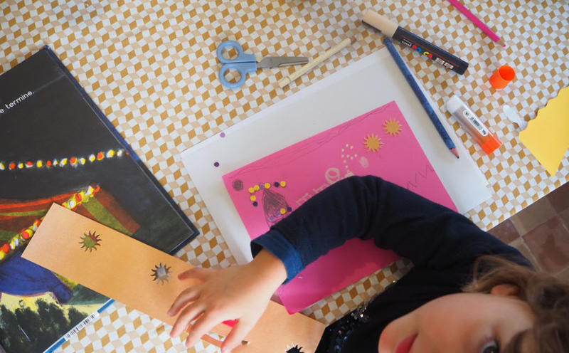 Goûter créatif - poésie &amp; collage - Atelier Soleil Rose