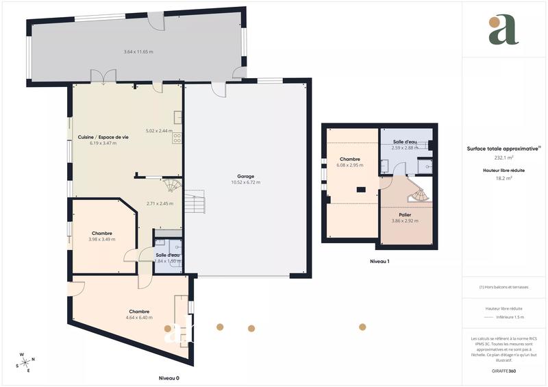 Maison - 128 m² - 4 pièces