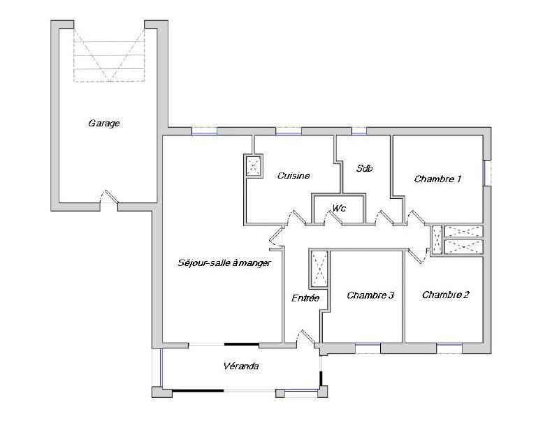 Maison - 92 m² - 4 pièces