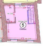 Appartement - 45 m² - 2 pièces