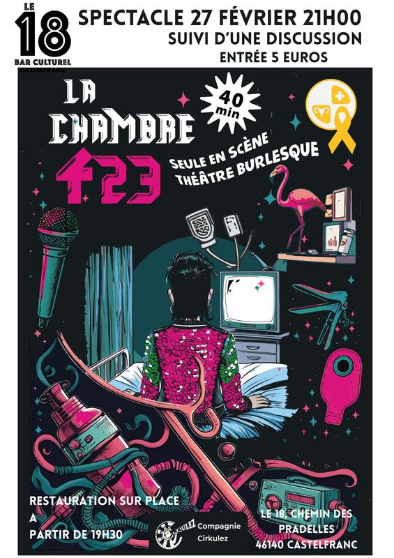Spectacle burlesque : la Chambre 423