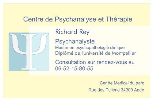 Centre de psychanalyse et thérapie richard rey