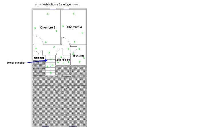 Maison de ville - 91 m² - 5 pièces
