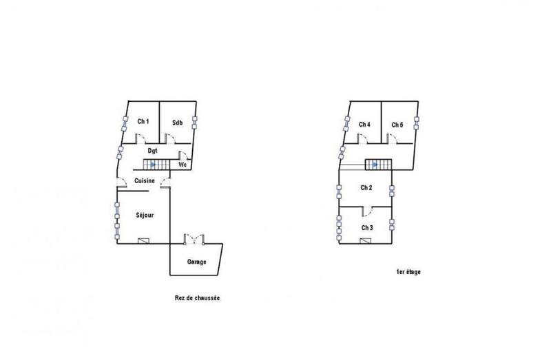 Maison - 135 m² - 6 pièces