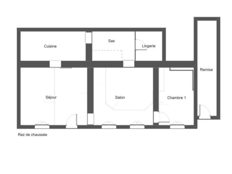 Maison de village - 124 m² - 5 pièces