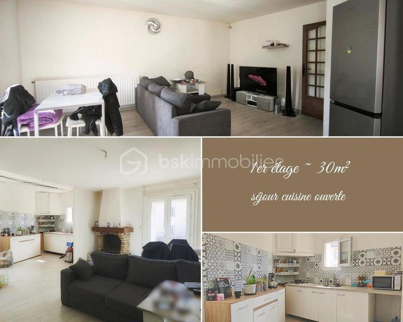 Maison de village - 65 m² - 3 pièces