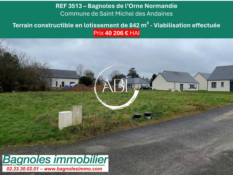Terrain - 842 m²