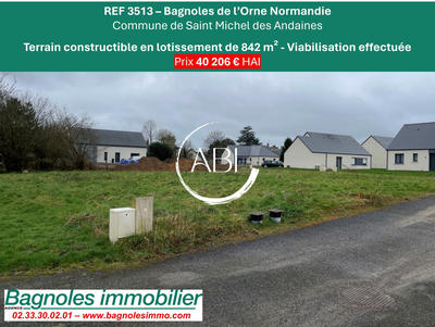Terrain - 842 m²