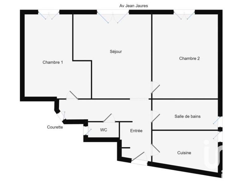 Appartement - 60 m² - 3 pièces