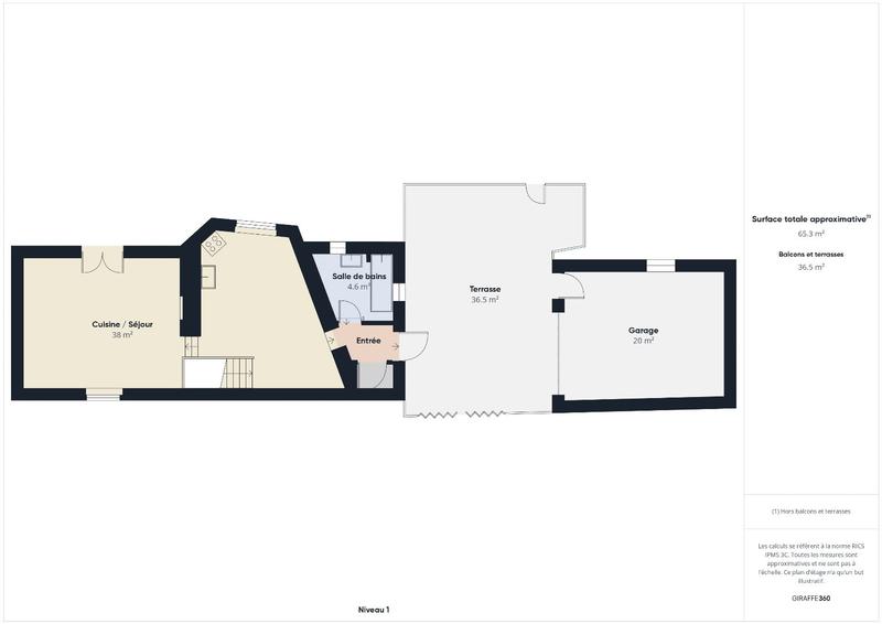 Maison - 81 m² - 3 pièces