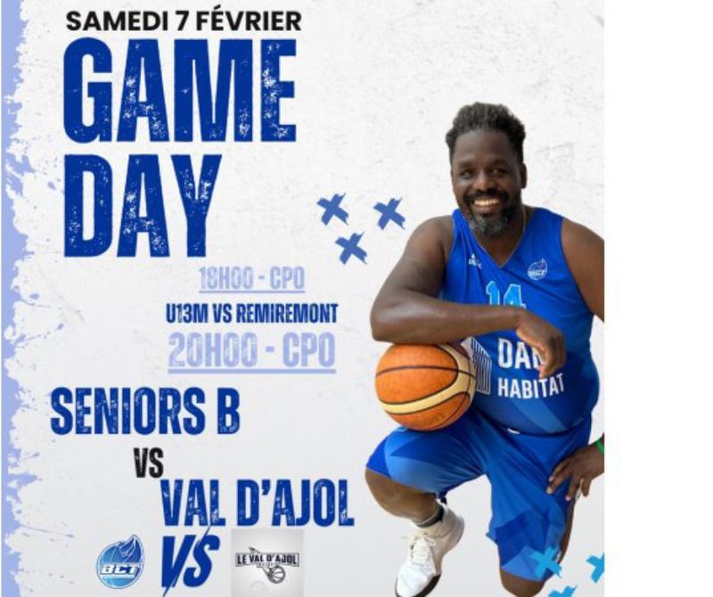 Basket : Matchs U13m vs Remiremont / Seniors B vs le Val d'Ajol