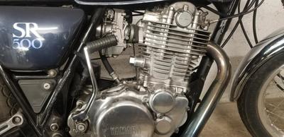 Yamaha Sr 500 yamaha bleu 0500 680