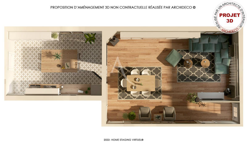 Maison - 87 m² - 3 pièces