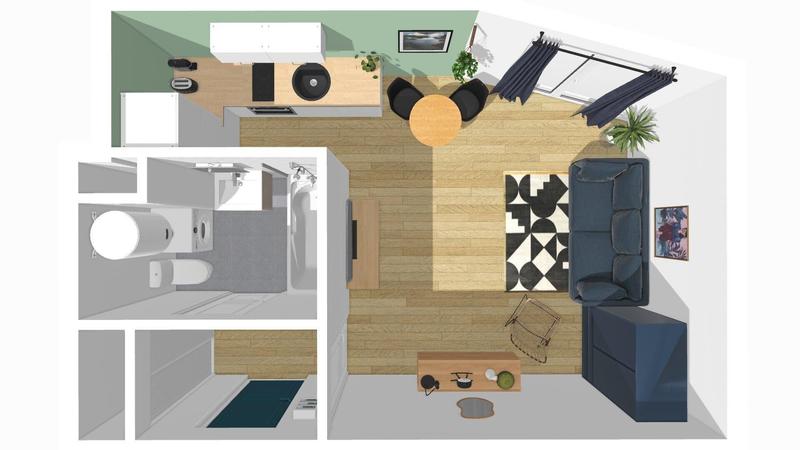 Appartement - 27 m² - 1 pièce