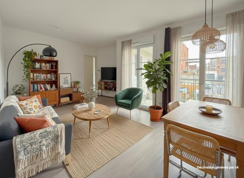 Appartement - 48 m² - 2 pièces