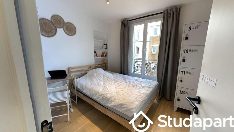 Chambre - 9 m² - 1 pièce