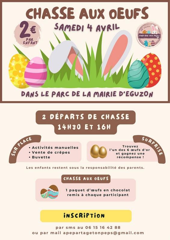 Chasse aux oeufs à Eguzon