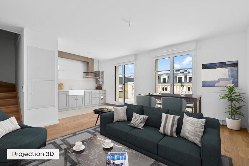 Duplex - 70 m² - 4 pièces