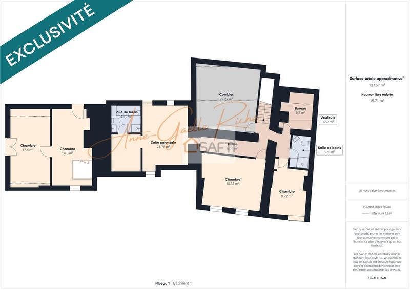 Maison - 300 m² - 16 pièces