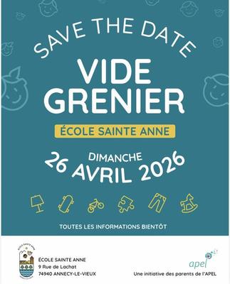 Vide-grenier de l'école sainte-anne