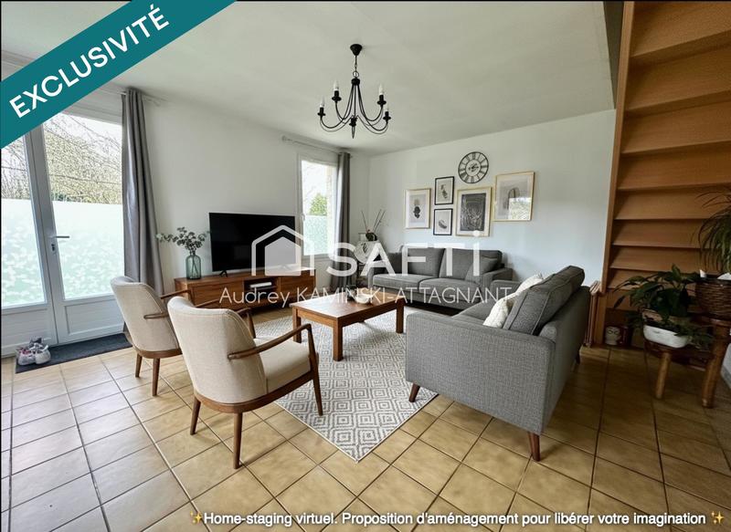 Maison - 90 m² - 5 pièces