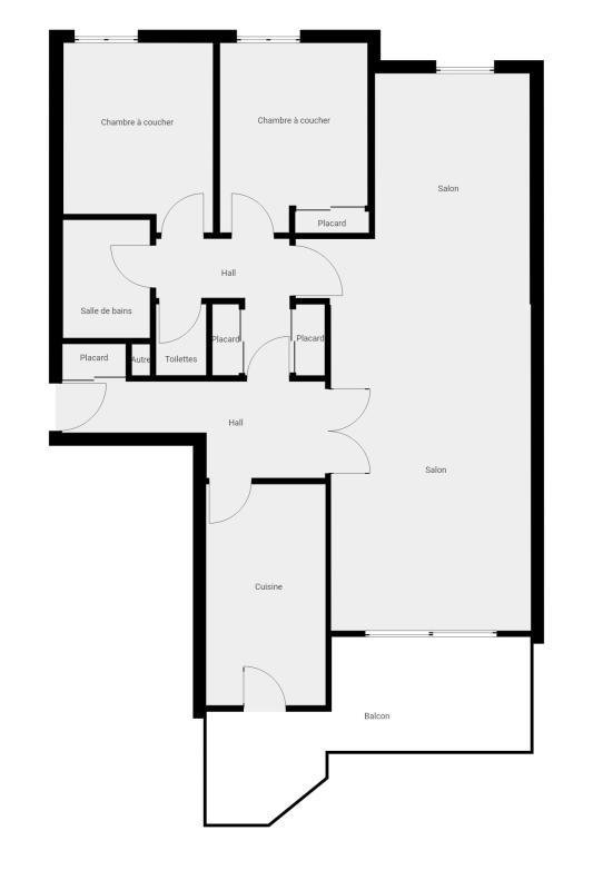 Appartement - 84 m² - 3 pièces