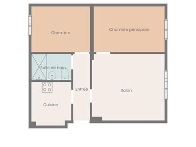 Appartement - 49 m² - 3 pièces