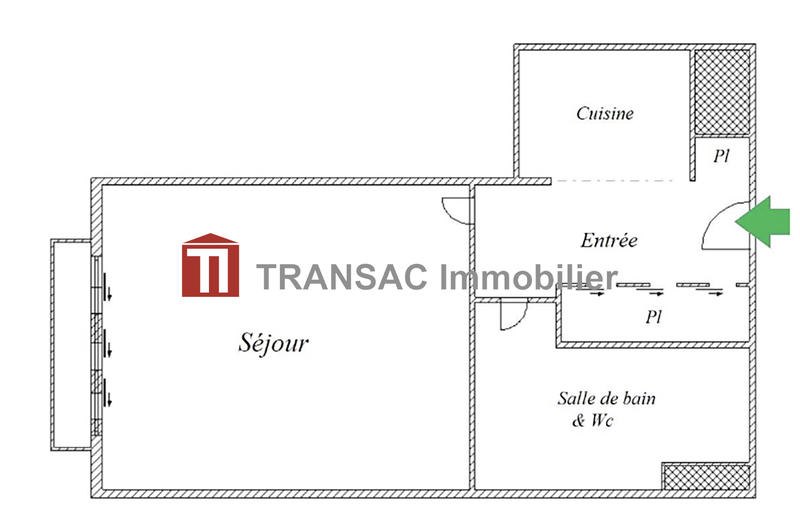 Appartement - 25 m² - 1 pièce