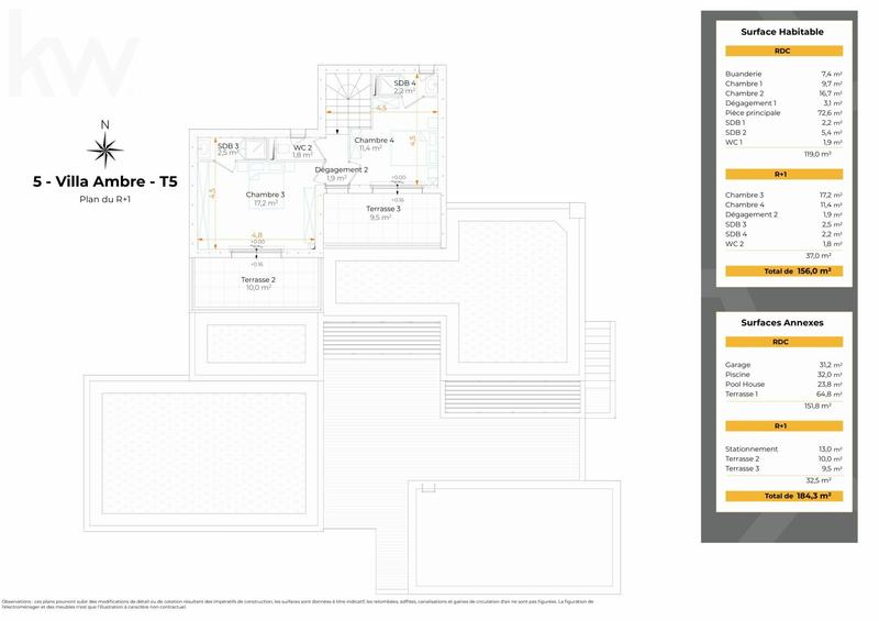 Maison - 156 m² - 5 pièces