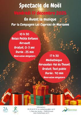 Spectacle dans le cadre des animations d'avant Noël