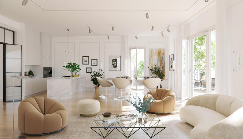 Appartement - 89 m² - 4 pièces