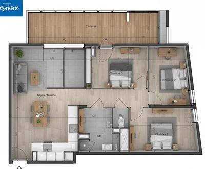 Appartement - 81 m² - 4 pièces