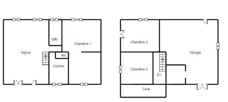 Maison - 100 m² - 5 pièces