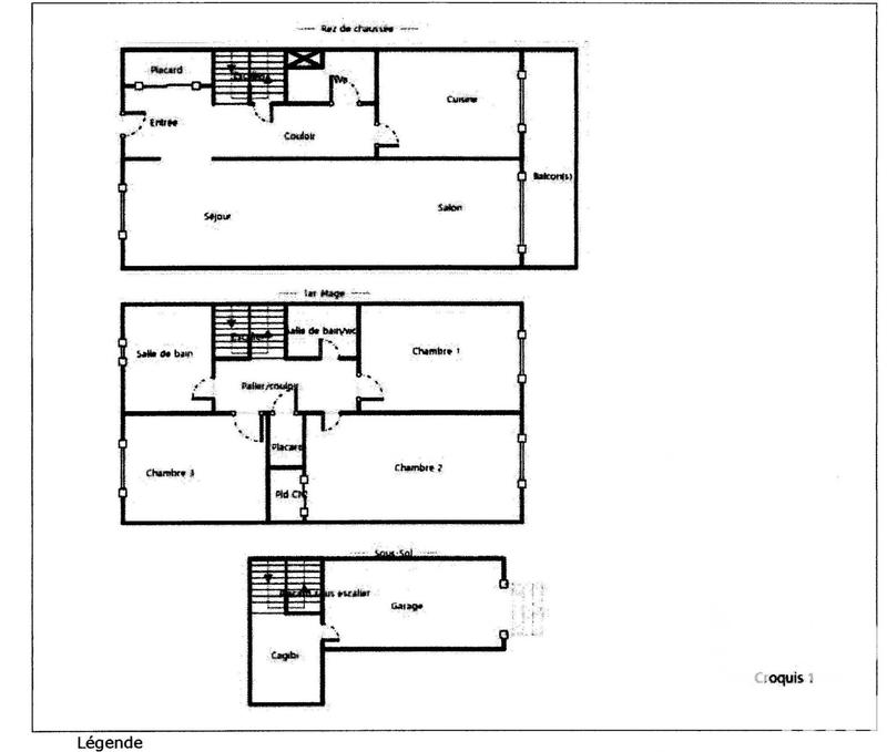 Maison de ville - 98 m² - 4 pièces