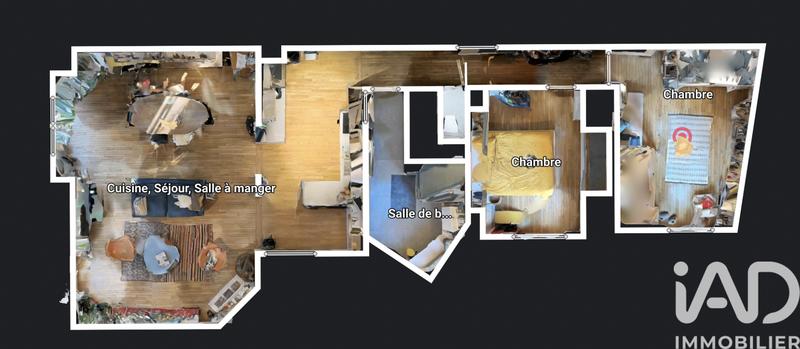 Appartement - 91 m² - 4 pièces