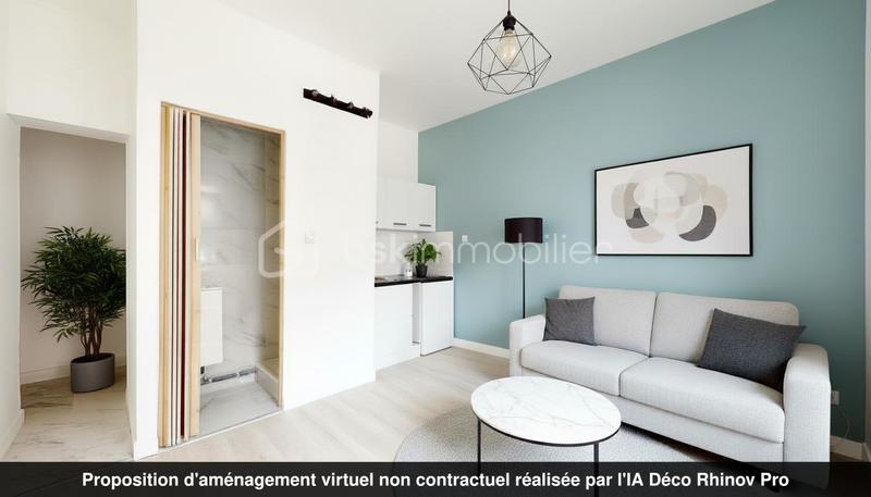 Studio - 26 m² - 2 pièces