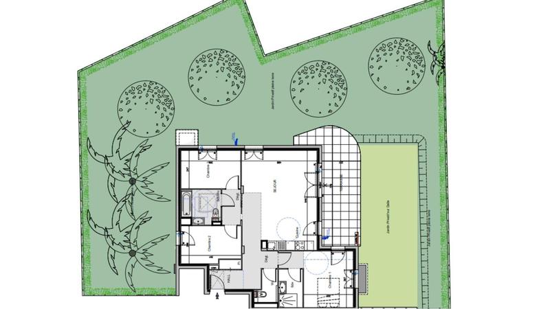 Appartement - 86 m² - 4 pièces