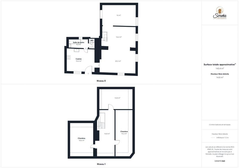 Maison ancienne - 116 m² - 6 pièces