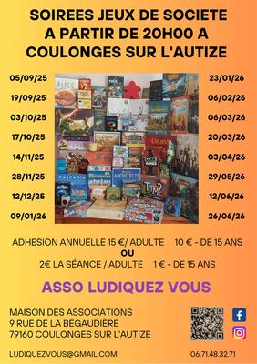 Soirée jeux de société