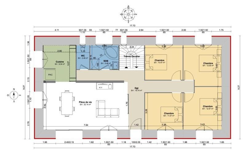 Fermette - 200 m² - 5 pièces